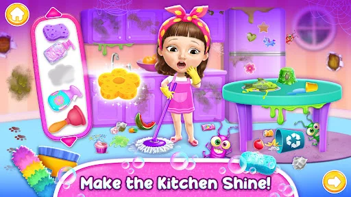 Gameplay screenshot 4 from Sweet Baby Girl Cleanup 5 - Educational game